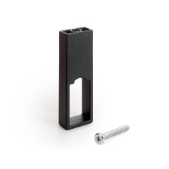 Kleiderstangenhalter Mitte schwarz