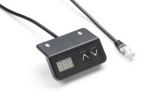 Bedienelement ohne Speicherfunktion (mit Display), schwarz