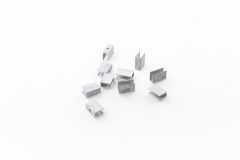 Schienenclips silber für LED-Schlauch 6x12mm (10stk. Pro Packung)