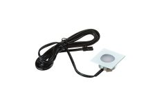 Mini-Einbauleuchte eckig 12V 4000K, 1,2W, 35/35mm weiß