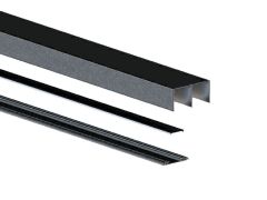 DownSliding Schienen Set 3,5m Schwarz