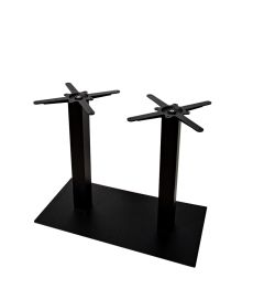 Zweisäulen Tischgestell schwarz 720mm