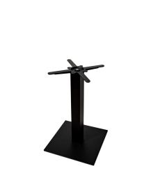 Einsäulen Tischgestell schwarz 720mm