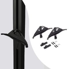 ZERO schwarz Tablarhalter verstellbar 40 kg